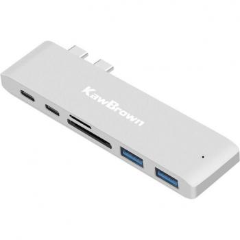 KawBrown USB C Docking Station with SD/TF Card Reader