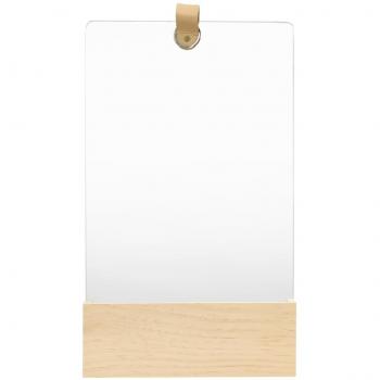 Dulfim Solid Pinewood Unique Storage Wall Mirror 9.1x15.6