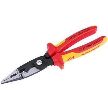 Knipex 13 88 200 UKSBE Fully Insulated 200mm Electricians Universal Installation Pliers