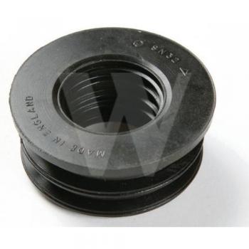 Soil Rubber Boss Adaptor Black 50mm