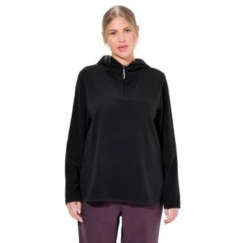 Ulla Popken Kapuzen Sweatshirt Fleece-Troyer Damen
