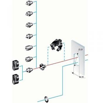 Schneider Electric 1242E – Demi-Cylindre Extérieur avec Clé et Print
