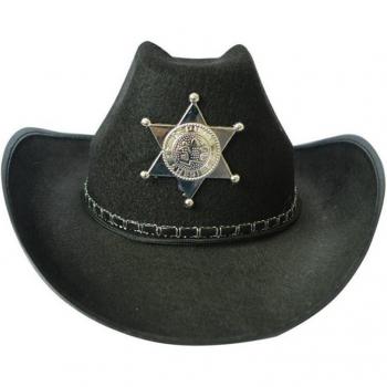 Chapeau de cowboy western avec pentagramme