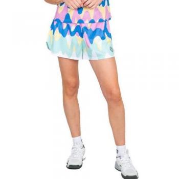 Short Bidi Badu Estampado Branco Good Vibes Mix