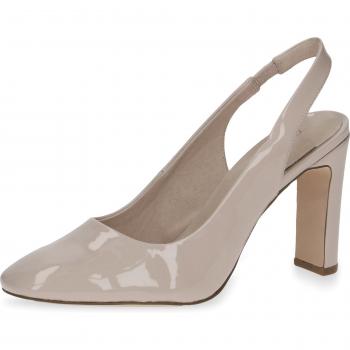 Caprice Frauensandal – 9‑29601‑20, Beige 520 Powder‑Patentleder, EU 36