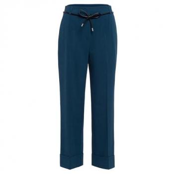 Zero Bindegürtel Hose in Blau