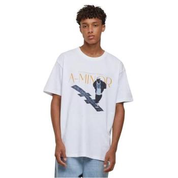 T-shirt à Manches Courtes Oversize Blanc A-Mineur 2XL
