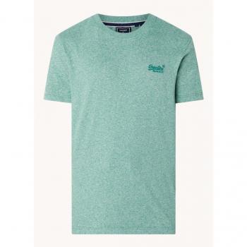 Superdry Vintage Logo Basic T-shirt donkergroen