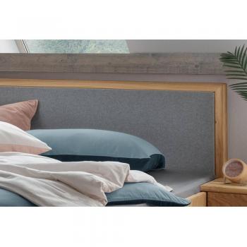 Jugendbett Eiche 140x200 cm AVELLINO-137 mit Nachtschrank