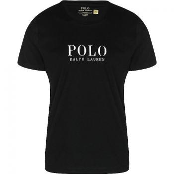 T-shirt Ralph Lauren Logo Cotton Sleep manica corta nero bianco