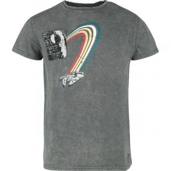 Millennium Falcon T-Shirt Uomo Grigio (S-XXL) – Disney