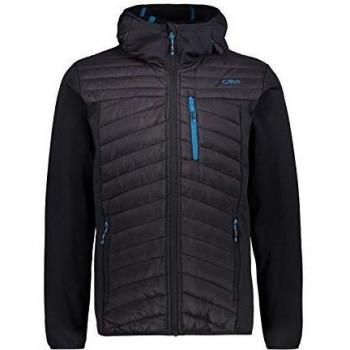 CMP Herren Hybridjacke Man Fix Hood 30E6117 – Antracite