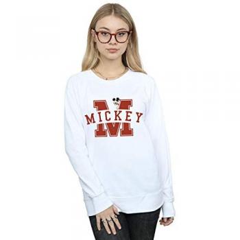 Disney Lady’s Mickey Mouse Letter Peak Fleece Top