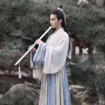 Men's Ming Dynasty Hanfu Round Neck Dress