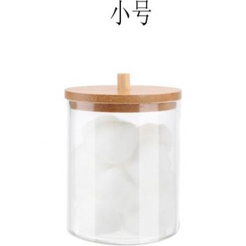 Boîte de rangement en bambou pour coton tiges et bijoux
