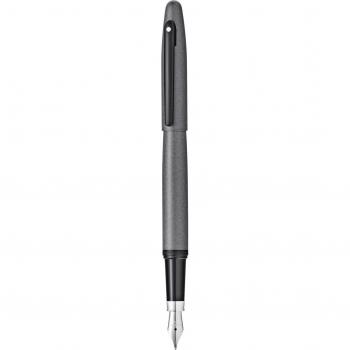 Estilográfica Sheaffer VFM Gris Mate, Táctil PVD Negro