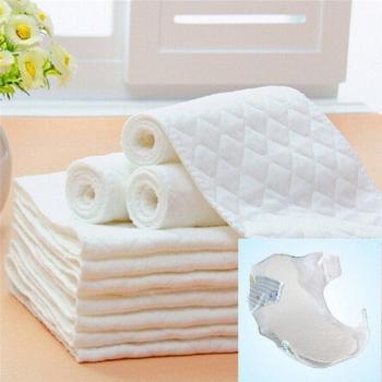 5PCS Eco Cotton Soft Baby Diapers