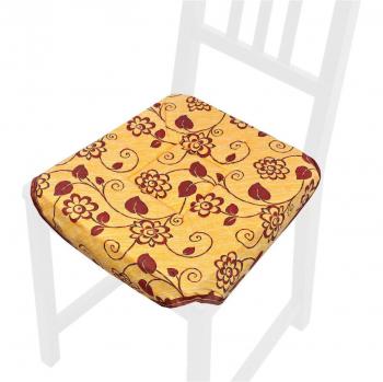 Cuscino Sedia Emmevi – Coprisedia Morbida in Cotone, Giallo, 100% Italiano