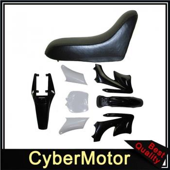 7-Piece Fairing Kit with Foam Seat for 2-Stroke 47cc 49cc Mini Dirt Bikes
