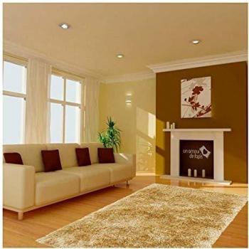 Tapis adapté au Chauffage par Le Sol MALAIDORY Beige 140x140 cm Rond