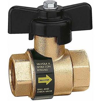 Vanne à sphère avec clapet intégré 3/4'' Thermador