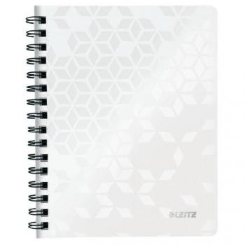 Leitz A5 PP WOW Ruled Notebook White Outer Carton of 6