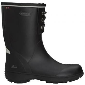Viking Kinder Gummistiefel Schwarz/Multi
