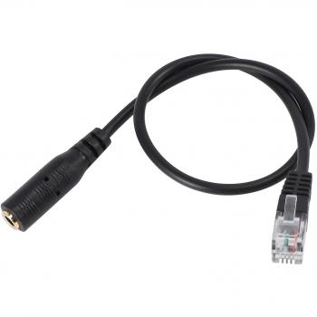 Adaptateur audio jack 3,5 mm vers RJ9 pour casque iPhone