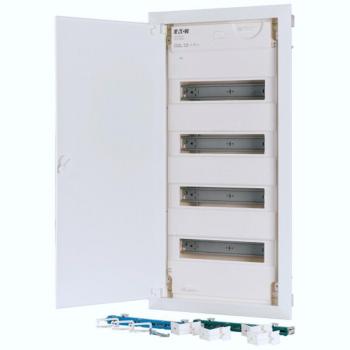 Ensemble de distribution interne Eaton KLV-48UPS-F avec 4 rangées et porte plate métallique