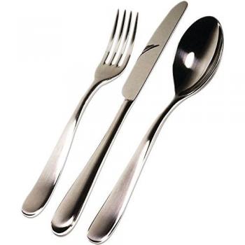 Alessi Nuovo Milano 24‑Piece Cutlery Set – Rustic Bronze