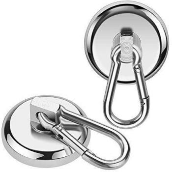 Magnetic Hooks with Removable Carabiner Snap Hook