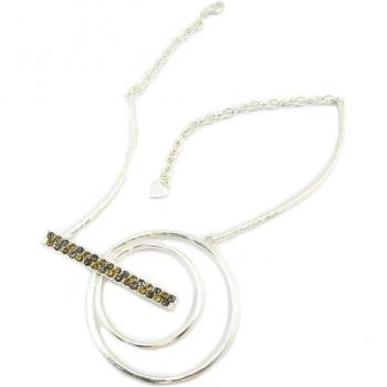 Collier Dolce Vita Bellezza in Beige, Grigio e Argento
