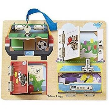 Melissa & Doug Interactive Lock and Latch Board