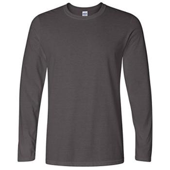 XL Charcoal Gildan Soft Style Long Sleeve Top