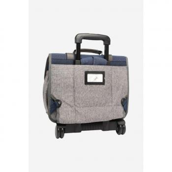 Pochette roulante 38 cm « Pin’s Vintage » – Bleu Cameleon