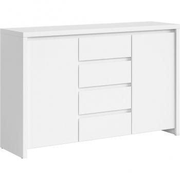 Aparador Soren 2 Puertas 4 Cajones Blanco