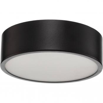 Lamkur Kimban Plafoniera Nera Ø 26 cm in Metallo