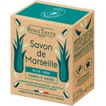 Jabón de Marsella BeauTerra Aloe Vera 100g