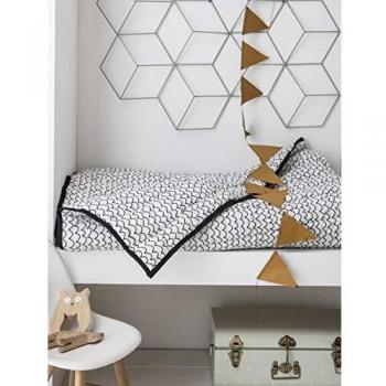 Linge de lit pour lit double en coton