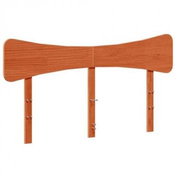 Meuble de Lit à Cadre Monté – vitaXL Cire Marron Pin