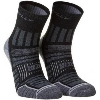 Men's Double-Band Ankle Hosiery – Black