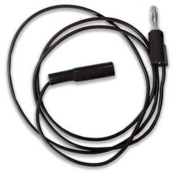 Mueller Electric 4 mm Jack to Mini Alligator Clip Test Lead 0.6 m Black