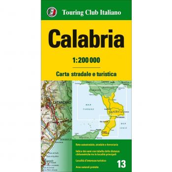 Calabria 1:200.000. Carta stradale e turistica. Ediz. multilingue