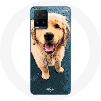 Golden Retriever Puppy Protective Case for Vivo Y21s 2021 / Y21 2021
