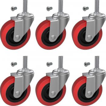 Série 6 Roues Rampa 2,5 – Pivot robuste M10