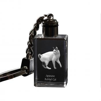 Unique Japanese Bobtail Cat Photo Pendant