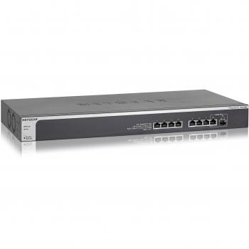 Netgear XS708E‑200NES ProSAFE 10G Web‑Managed Plus‑Switch mit 8× RJ45 und 1× SFP+