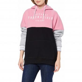 Superdry Capucha de Mujer Track & Field, Negro, Talla S