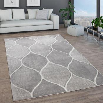 Tappeto Salotto Bordature Moderne 10 Grigio