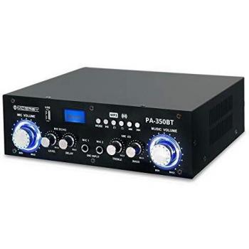 DJ PA 200W Endstufe Power Amp Bluetooth Verstärker Karaoke Amplifier USB MP3